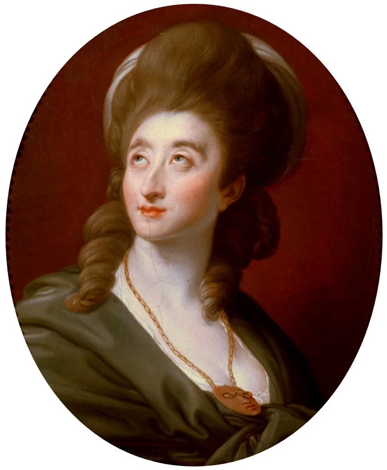 Ritratto di Aleksandra Potocka as Melpomene - Batoni Pompeo